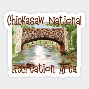 Chickasaw National Recreation Area, Oklahoma Sticker